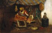 William Merritt Chase The Moorish Warrior Spain oil painting artist